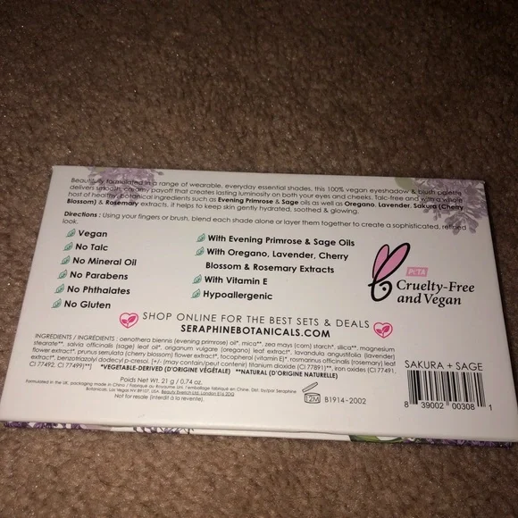 🤍3/$20🤍🌸Sakura and Sage Blush and Eyeshadow Palette 🌸 - Picture 2 of 4